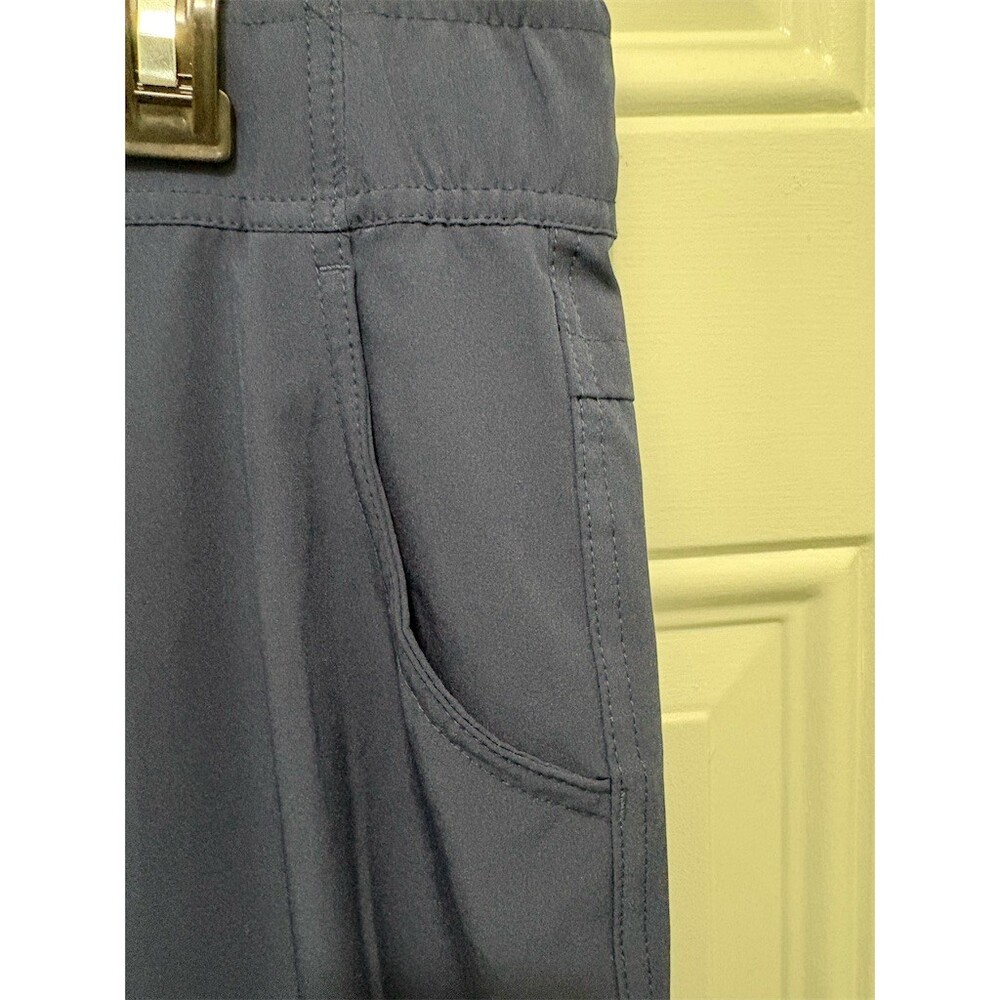 Eddie Bauer Traveler Pants Womens Size M Navy Blue Pull-On Stretch - Picture 3 of 8